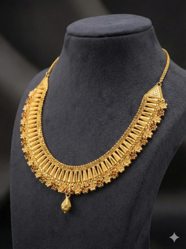 24 carat gold plated with matching earrings